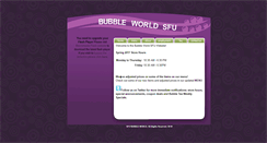 Desktop Screenshot of bubbleworldsfu.com